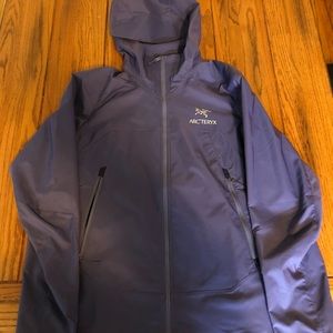 Large Periwinkle Arc’teryx Rain Jacket